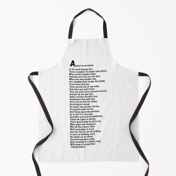 Item preview, Airport on an Island Poem Quote Edition designed and sold by Pamela Storch.