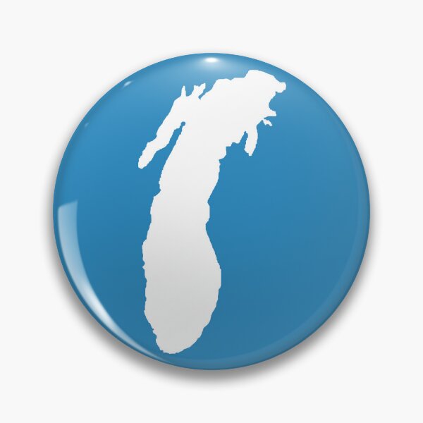 Item preview, Lake Michigan • Great Lakes • Midwest is Best! designed and sold by MKE Rhine Maiden  •  Grumble Services, LLC..