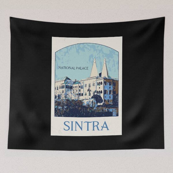 Item preview, Sintra National Palace Illustration Print | Artistic Portugal designed and sold by Lemomo-artworks.