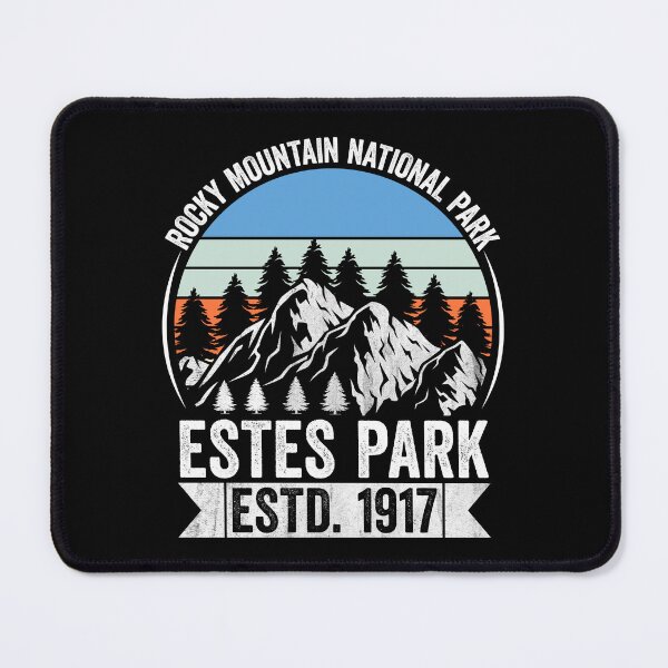 Item preview, Estes Park Colorado ESTD. 1917 Vintage Sunset Souvenir T-shirt designed and sold by KGN CREATIVITY.