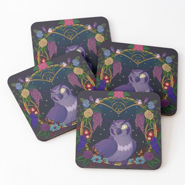 Item preview, Floral Owl designed and sold by gearfeathers.