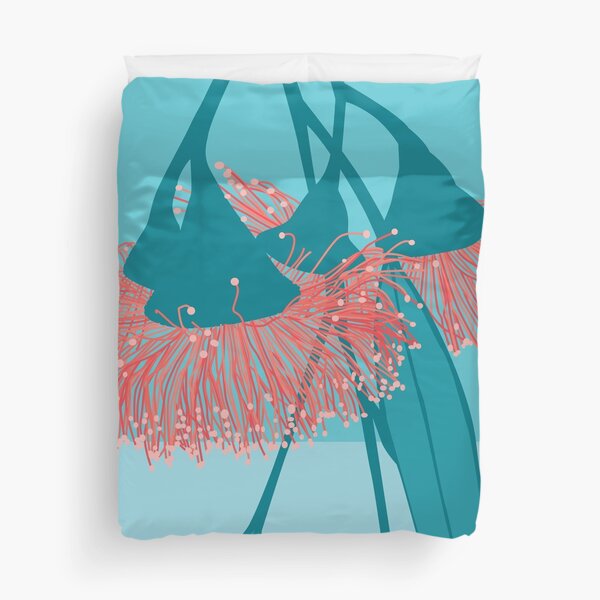 Item preview, Gum blossom Eucalyptus pink blue designed and sold by blueidesign.