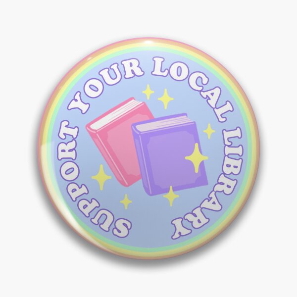 Item preview, Support Your Local Library Sticker designed and sold by morgaaaanm.