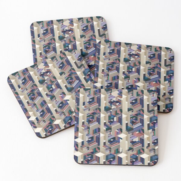 Item preview,  Abstract colorful stripes tunneled pattern designed and sold by EasyPrints337.