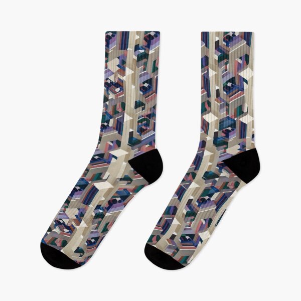 Item preview,  Abstract colorful stripes tunneled pattern designed and sold by EasyPrints337.