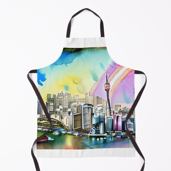 Item preview, LARGE RAINBOW CITY COLORFUL BUILDINGS designed and sold by Sanny88.
