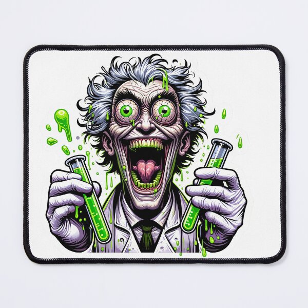 Item preview, Mad Scientist with Bubbling Concoction designed and sold by psychcyberpunk.