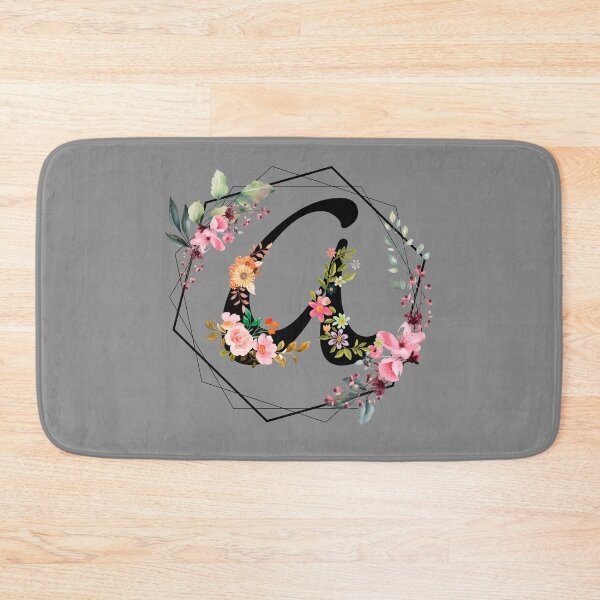 Item preview, A monogram flowers, botanical designed and sold by OmikronStore.