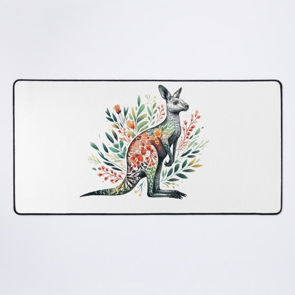 Item preview, Kangaroo Flowers designed and sold by nautilusart.
