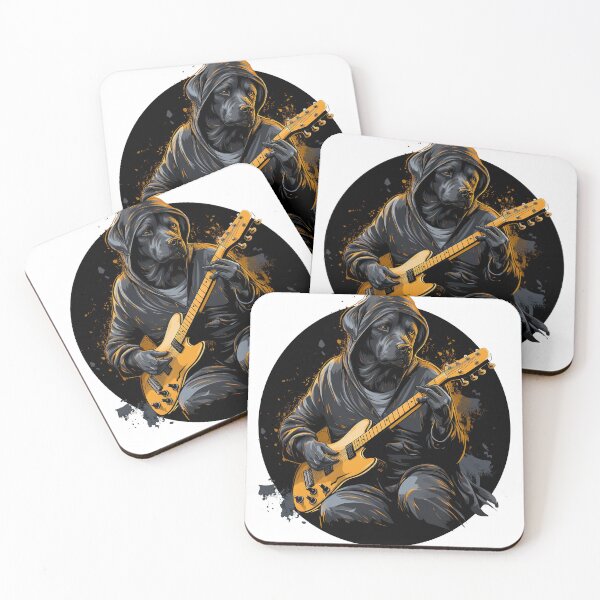 Item preview, "Leather & Licks: A Pug's Epic Guitar Solo" designed and sold by Jaklon  raoufes.
