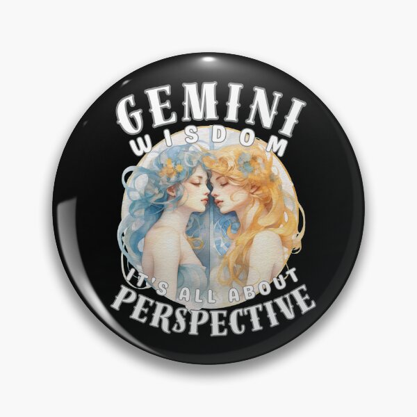 Item preview, Gemini Wisdom: It's All About Perspective designed and sold by ZodiacWonders.