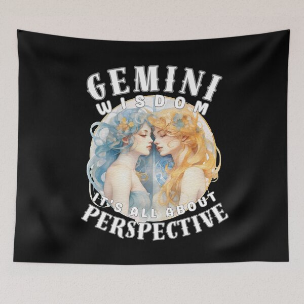 Item preview, Gemini Wisdom: It's All About Perspective designed and sold by ZodiacWonders.