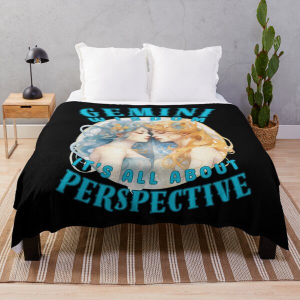 Item preview, Gemini Wisdom: It's All About Perspective. gemini birthday designed and sold by ZodiacWonders.