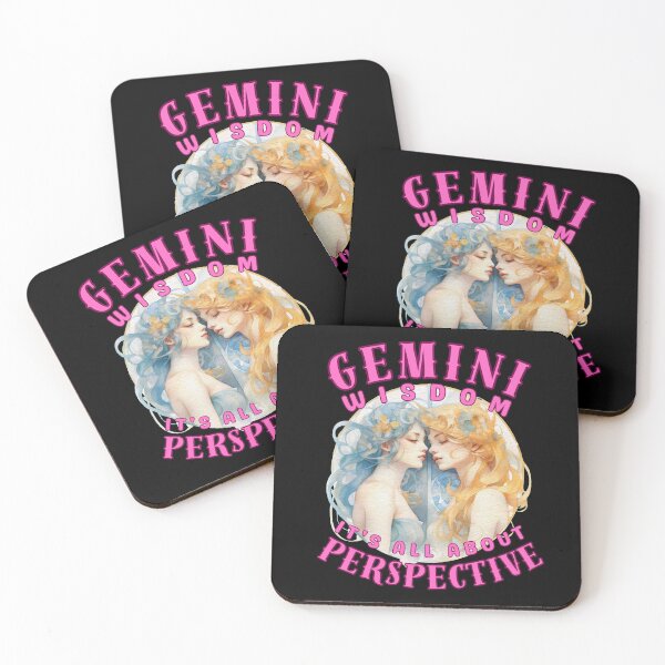 Item preview, Gemini Wisdom: It's All About Perspective. gemini astrological sign designed and sold by ZodiacWonders.