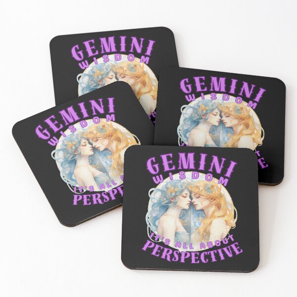 Item preview, Gemini Wisdom: It's All About Perspective. gemini constellation designed and sold by ZodiacWonders.