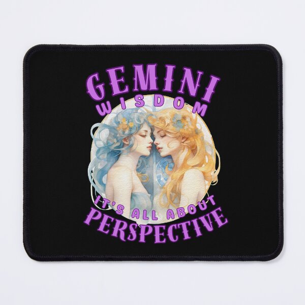 Item preview, Gemini Wisdom: It's All About Perspective. gemini constellation designed and sold by ZodiacWonders.