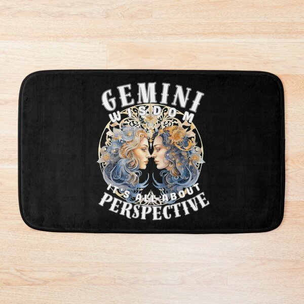 Item preview, Gemini Wisdom: It's All About Perspective. gemini sayings designed and sold by ZodiacWonders.