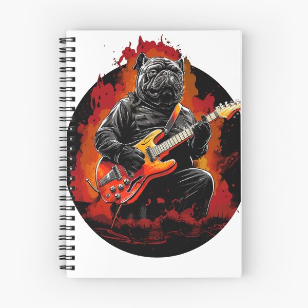 Item preview, "Pug Rock: Furry Virtuoso Shredding in Style" designed and sold by Jaklon raoufes.