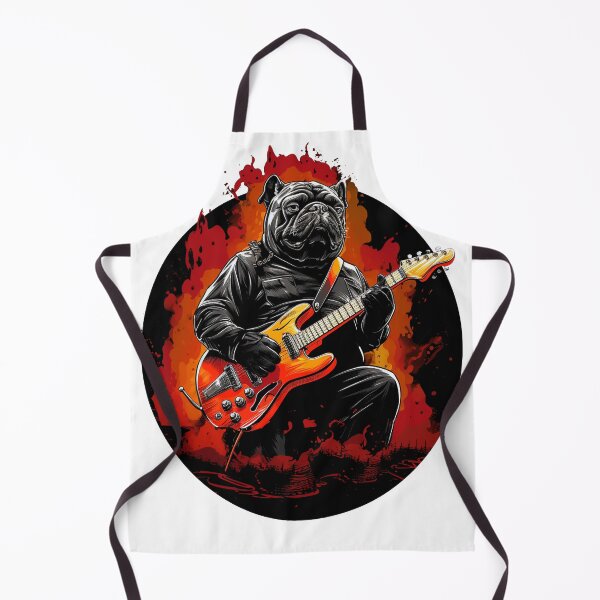 Item preview, "Pug Rock: Furry Virtuoso Shredding in Style" designed and sold by Jaklon raoufes.