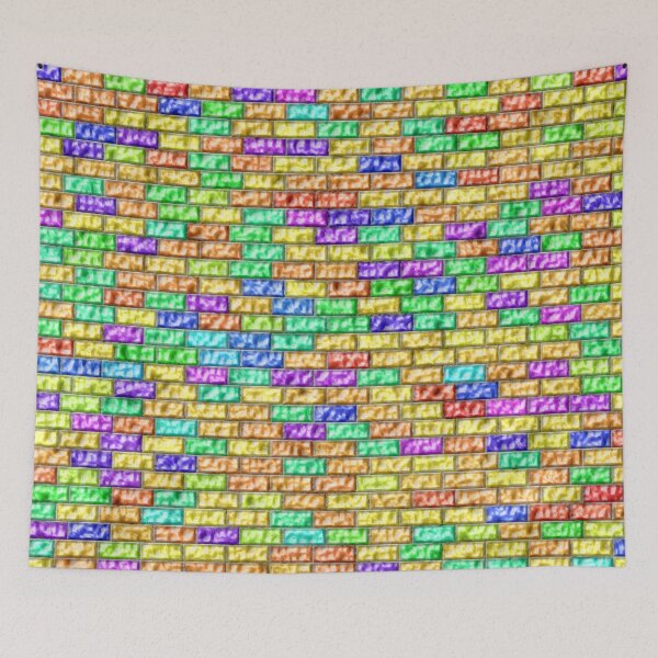 Item preview, 3D Rainbow Brick Texture designed and sold by TheRulerofEarth.