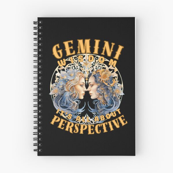 Item preview, Gemini Wisdom: It's All About Perspective. gemini funny designed and sold by ZodiacWonders.
