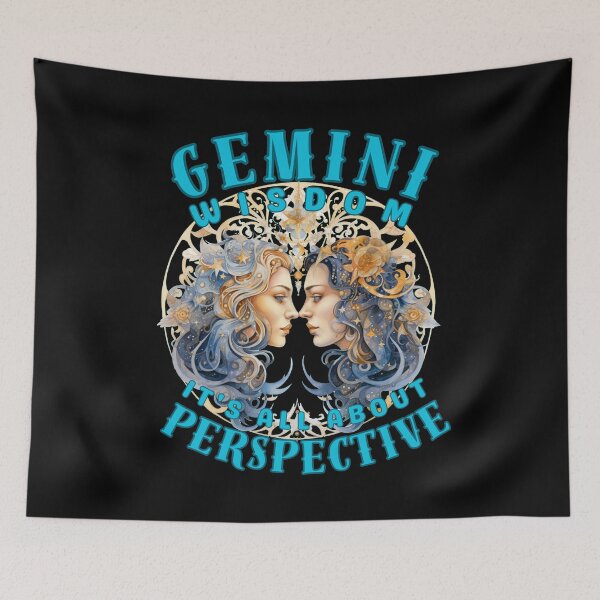 Item preview, Gemini Wisdom: It's All About Perspective. gemini may designed and sold by ZodiacWonders.