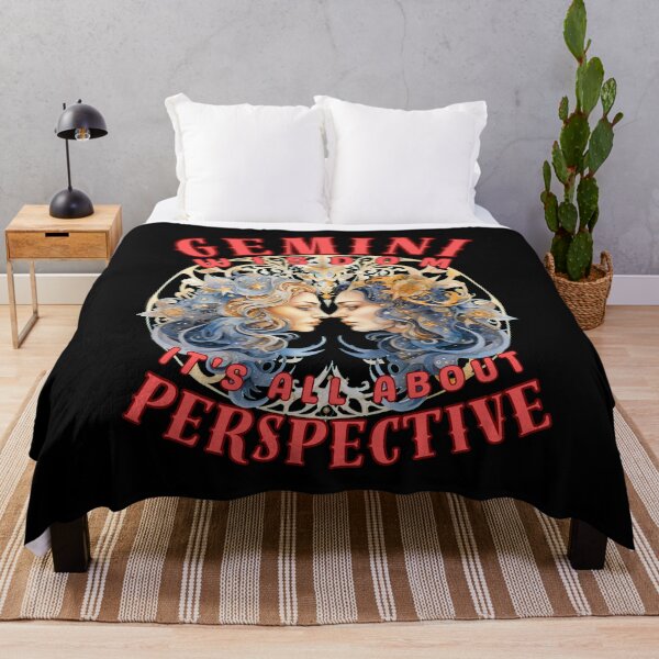 Item preview, Gemini Wisdom: It's All About Perspective. gemini june designed and sold by ZodiacWonders.