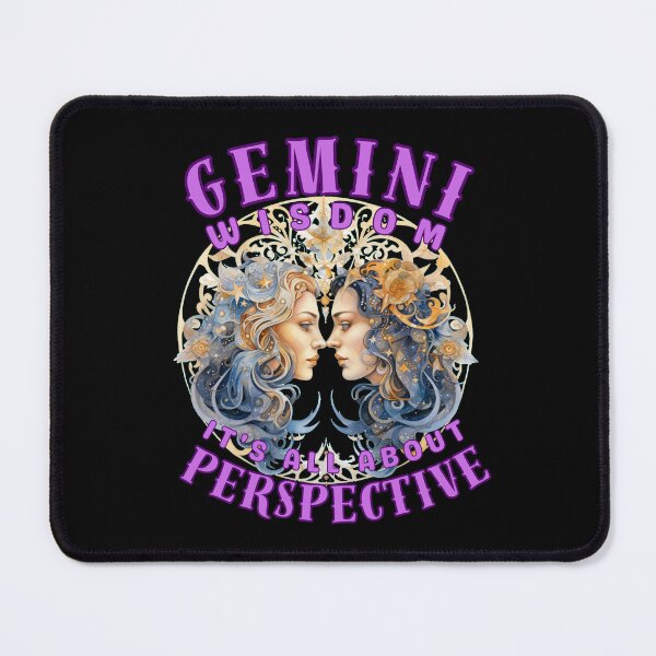 Item preview, Gemini Wisdom: It's All About Perspective. gemini season designed and sold by ZodiacWonders.