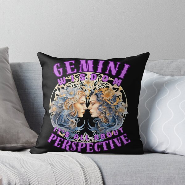 Item preview, Gemini Wisdom: It's All About Perspective. gemini season designed and sold by ZodiacWonders.