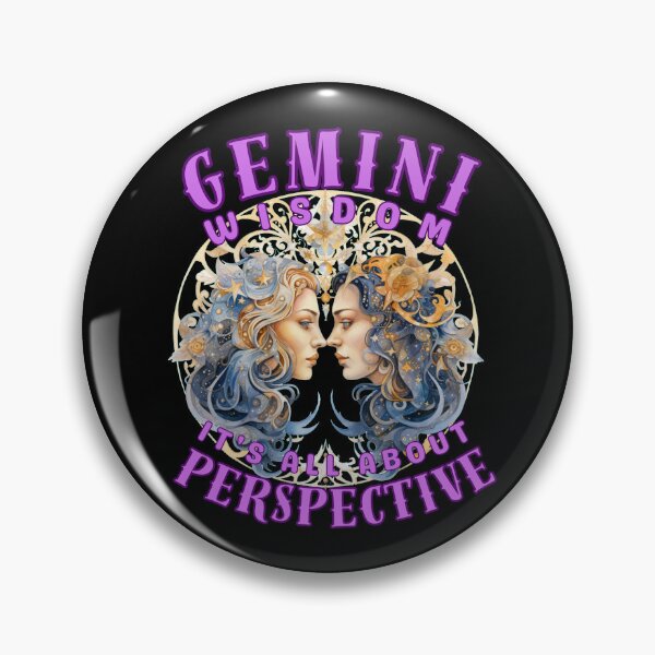 Item preview, Gemini Wisdom: It's All About Perspective. gemini season designed and sold by ZodiacWonders.