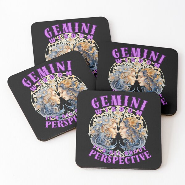 Item preview, Gemini Wisdom: It's All About Perspective. gemini season designed and sold by ZodiacWonders.
