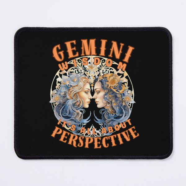 Item preview, Gemini Wisdom: It's All About Perspective. gemini horoscope designed and sold by ZodiacWonders.