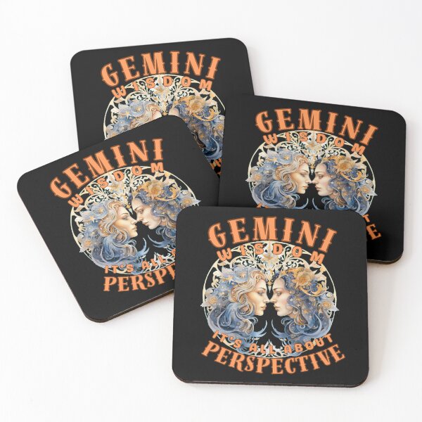 Item preview, Gemini Wisdom: It's All About Perspective. gemini horoscope designed and sold by ZodiacWonders.