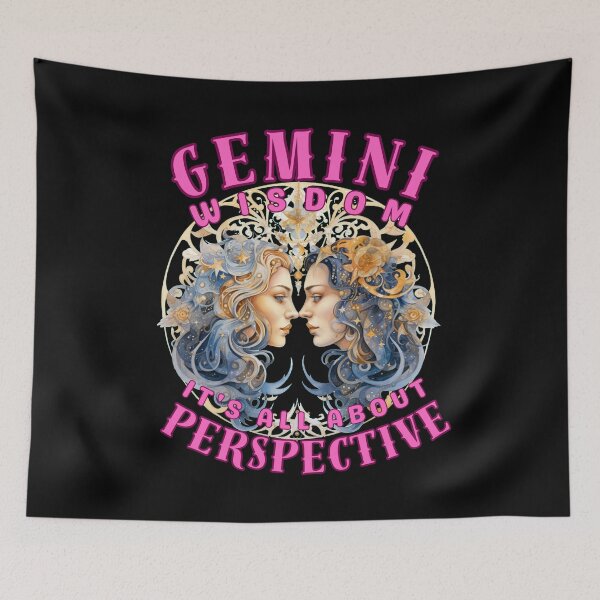 Item preview, Gemini Wisdom: It's All About Perspective. gemini lovers designed and sold by ZodiacWonders.