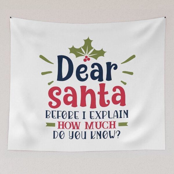 Item preview, Dear Santa before I explain, how much do you know designed and sold by lucidfrog.