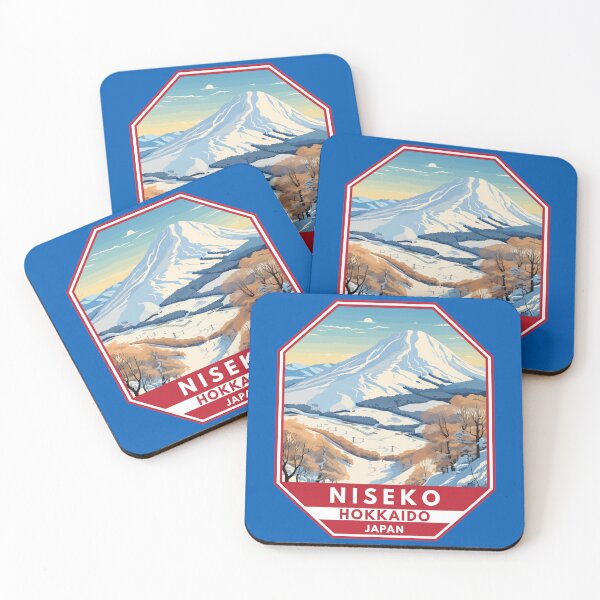 Item preview, Niseko Hokkaido Japan Winter Travel Art Emblem designed and sold by KrisSidDesigns.