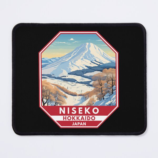 Item preview, Niseko Hokkaido Japan Winter Travel Art Emblem designed and sold by KrisSidDesigns.