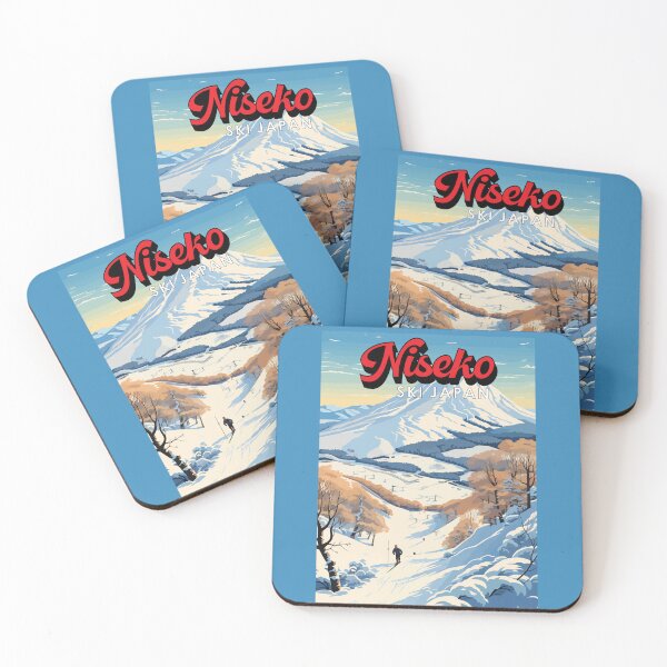 Item preview, Niseko Hokkaido Japan Winter Travel Art Vintage designed and sold by KrisSidDesigns.