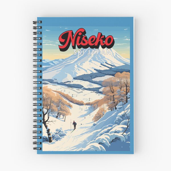 Item preview, Niseko Hokkaido Japan Winter Travel Art Vintage designed and sold by KrisSidDesigns.