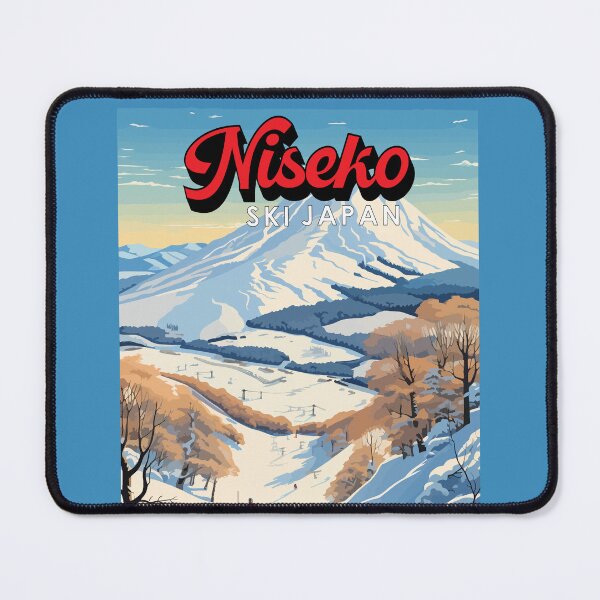 Item preview, Niseko Hokkaido Japan Winter Travel Art Vintage designed and sold by KrisSidDesigns.