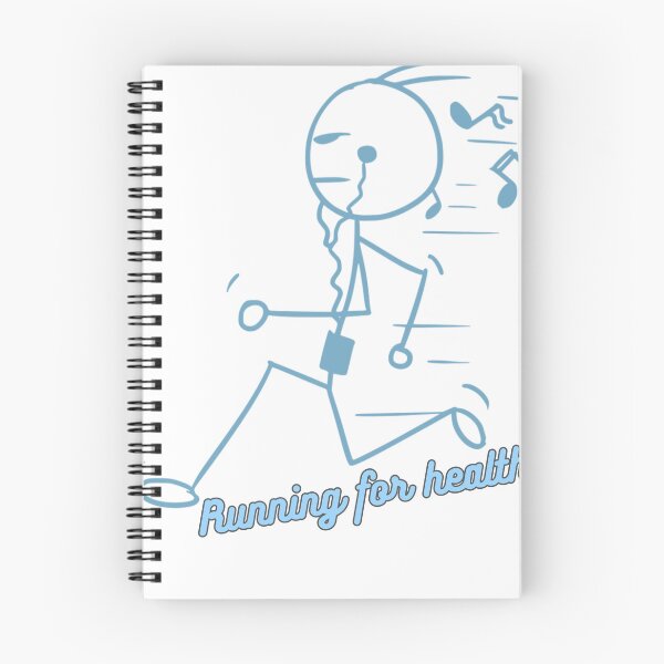 Item preview, Running for health  Stickman runs while listening to music.  designed and sold by attakorn.