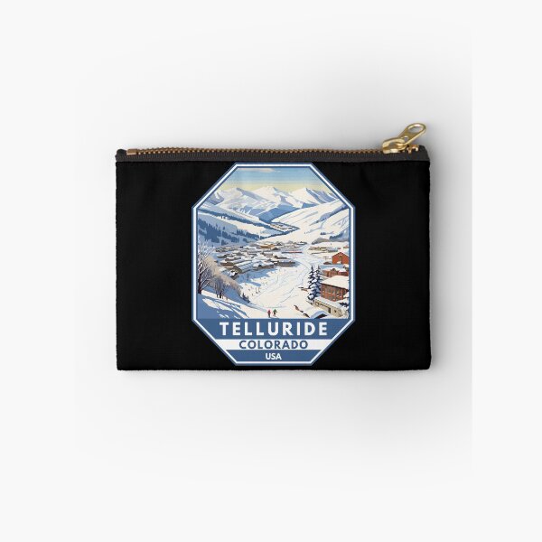 Item preview, Telluride Colorado Winter Travel Art Emblem designed and sold by KrisSidDesigns.