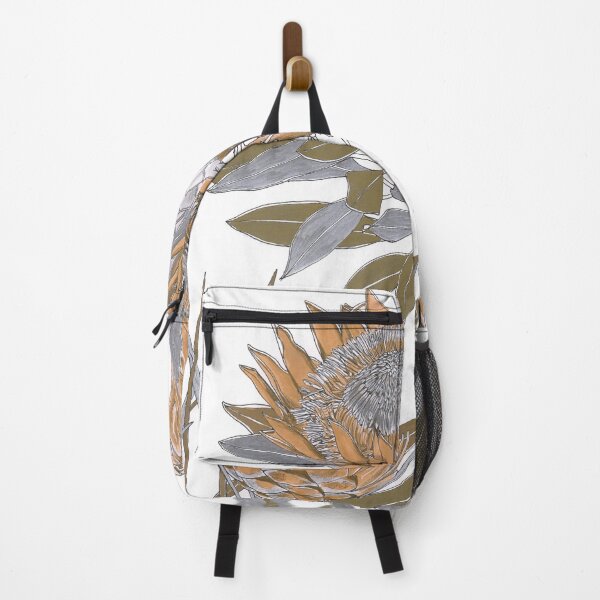 Item preview, Protea flowers gold silver designed and sold by blueidesign.