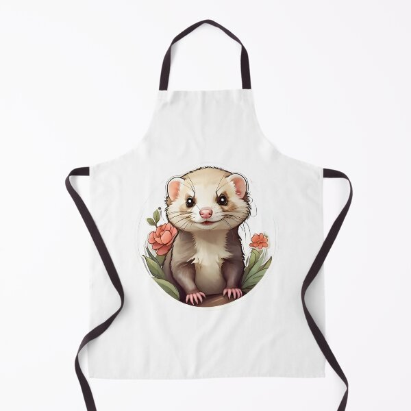 Item preview, Cute Ferret in Flower designed and sold by WANBASTEN.