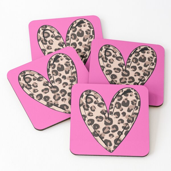 Item preview, Aesthetic Leopard Print Heart designed and sold by LionessLove.