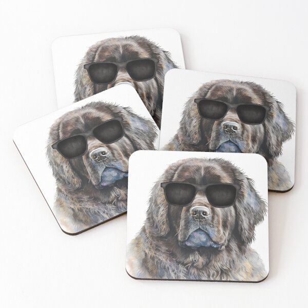Item preview, Newfoundland Dog Wearing Sunglasses designed and sold by TheAnimalZ00.