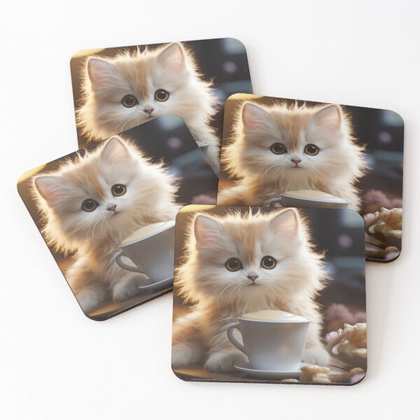 Item preview, Cute Baby Cat, Coffee Time designed and sold by Cris888.