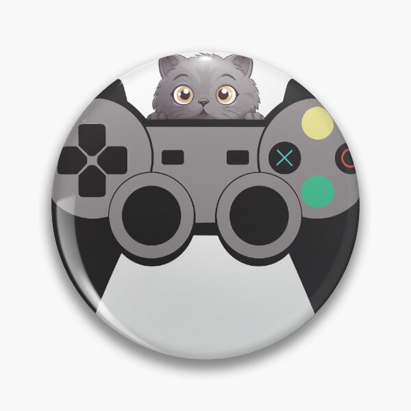 Item preview, Gray Cat Gamer designed and sold by AteAndApe.
