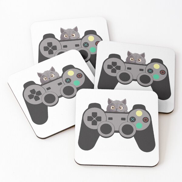 Item preview, Gray Cat Gamer designed and sold by AteAndApe.