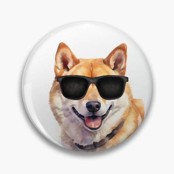 Item preview, Shiba Inu Dog Wearing Sunglasses designed and sold by TheAnimalZ00.